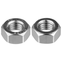 schraubenpost.de® | Sechskantmuttern (Standard Ausführung) M3 - M16 | DIN 934 / ISO 4032 | Edelstahl A2 V2A | Edelstahlmuttern M6 (25 Stück)