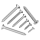 schraubenpost.de® | Blechschrauben mit Senkkopf und Innensechsrund TX | Form C (mit Spitze) - 3,5x9,5 mm (100 Stück) | DIN 7982 / ISO 14586 | Edelstahl A2 V2A | TORX