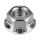 schraubenpost.de® | Flanschmuttern mit Unterkopfverzahnung (Sperrverzahnung) | M3 - M16 | DIN 6923 / ISO 4161 | Edelstahl A2 V2A | Bundmuttern Sechskantmuttern mit Flansch M6 (25 Stück)