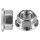 schraubenpost.de® | Flanschmuttern mit Unterkopfverzahnung (Sperrverzahnung) | M3 - M16 | DIN 6923 / ISO 4161 | Edelstahl A2 V2A | Bundmuttern Sechskantmuttern mit Flansch M6 (25 Stück)