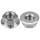 schraubenpost.de® | Flanschmuttern ohne Unterkopfverzahnung (Glatt) M3 - M16 | DIN 6923 / ISO 4161 | Edelstahl A2 V2A | Bundmuttern Sechskantmuttern mit Flansch M5 (10 Stück)