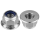 schraubenpost.de® | Flanschmuttern mit Kunststoffklemmteil (selbstsichernd) M3 - M12 | DIN 6926 | Edelstahl A2 V2A | mit Polyamidring | Stoppmuttern Klemmmuttern M4 (25 Stück)